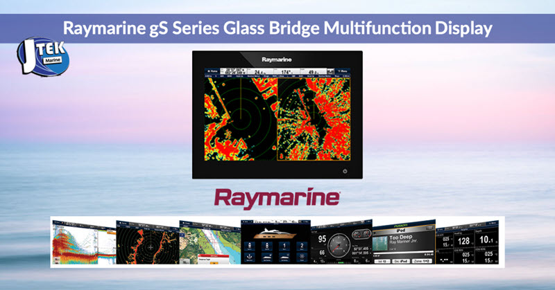Raymarine gS Series Glass Bridge Multifunction Display